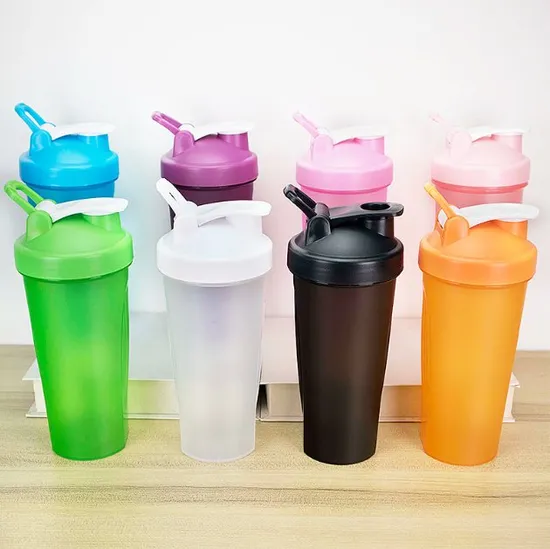 750ml BPA Free Sports Water Bottle Protein Shaker Custom Logo Printing for Gym