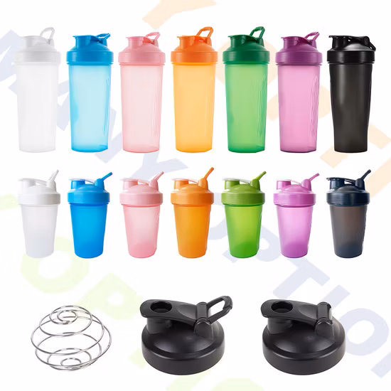750ml BPA는 체육관을 위한 스포츠 물병 단백질 셰이커 주문 로고 인쇄를 해방합니다